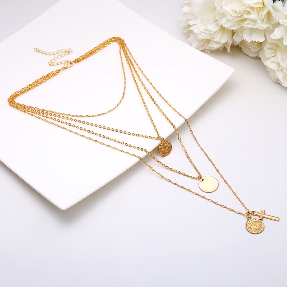 3/$35🔥 💕Last One Rosary Maria Choker Necklaces - Picture 8 of 10